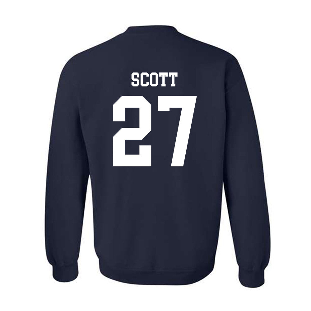 Maine - NCAA Men's Ice Hockey : Max Scott - Classic Fashion Shersey Crewneck Sweatshirt-1