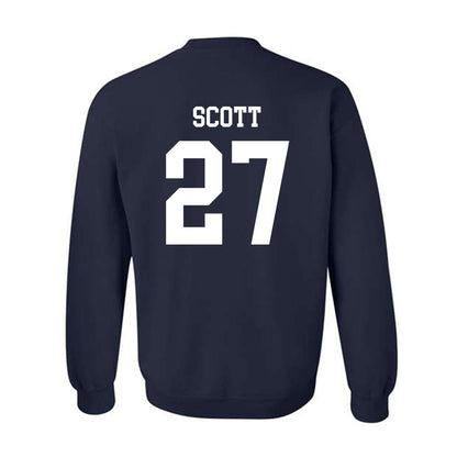 Maine - NCAA Men's Ice Hockey : Max Scott - Classic Fashion Shersey Crewneck Sweatshirt-1