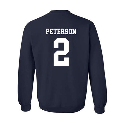 Maine - NCAA Men's Ice Hockey : Lukas Peterson - Classic Fashion Shersey Crewneck Sweatshirt-1