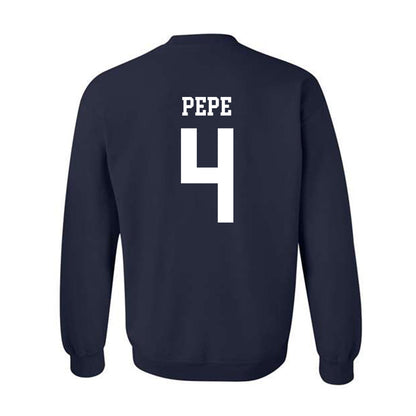 Maine - NCAA Baseball : Nic Pepe - Classic Fashion Shersey Crewneck Sweatshirt-1