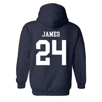 Maine - NCAA Men's Ice Hockey : Brock James - Classic Fashion Shersey Hooded Sweatshirt-1