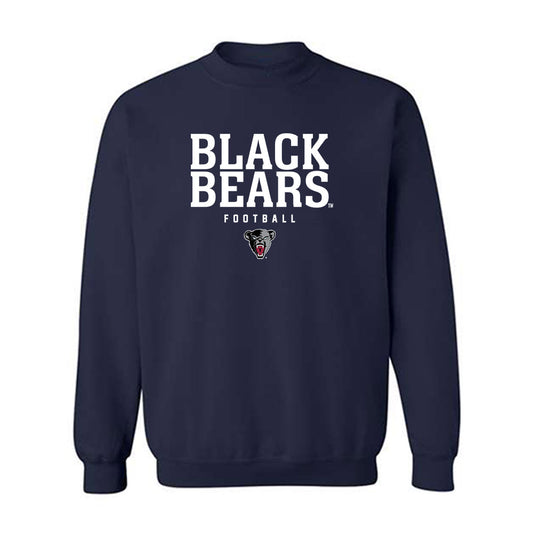 Maine - NCAA Football : Jack Bradshaw - Classic Fashion Shersey Crewneck Sweatshirt-0