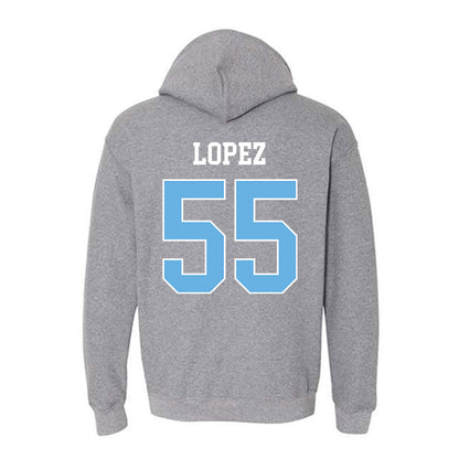 Maine - NCAA Football : Nathan Lopez - Classic Fashion Shersey Hooded Sweatshirt-1
