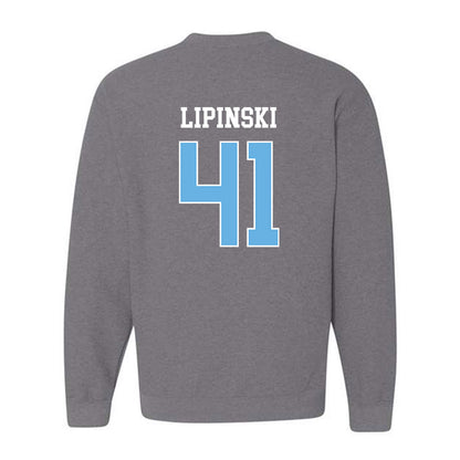 Maine - NCAA Men's Ice Hockey : JADEN LIPINSKI - Classic Fashion Shersey Crewneck Sweatshirt-1