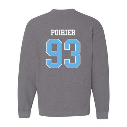 Maine - NCAA Men's Ice Hockey : Justin Poirier - Classic Fashion Shersey Crewneck Sweatshirt-1
