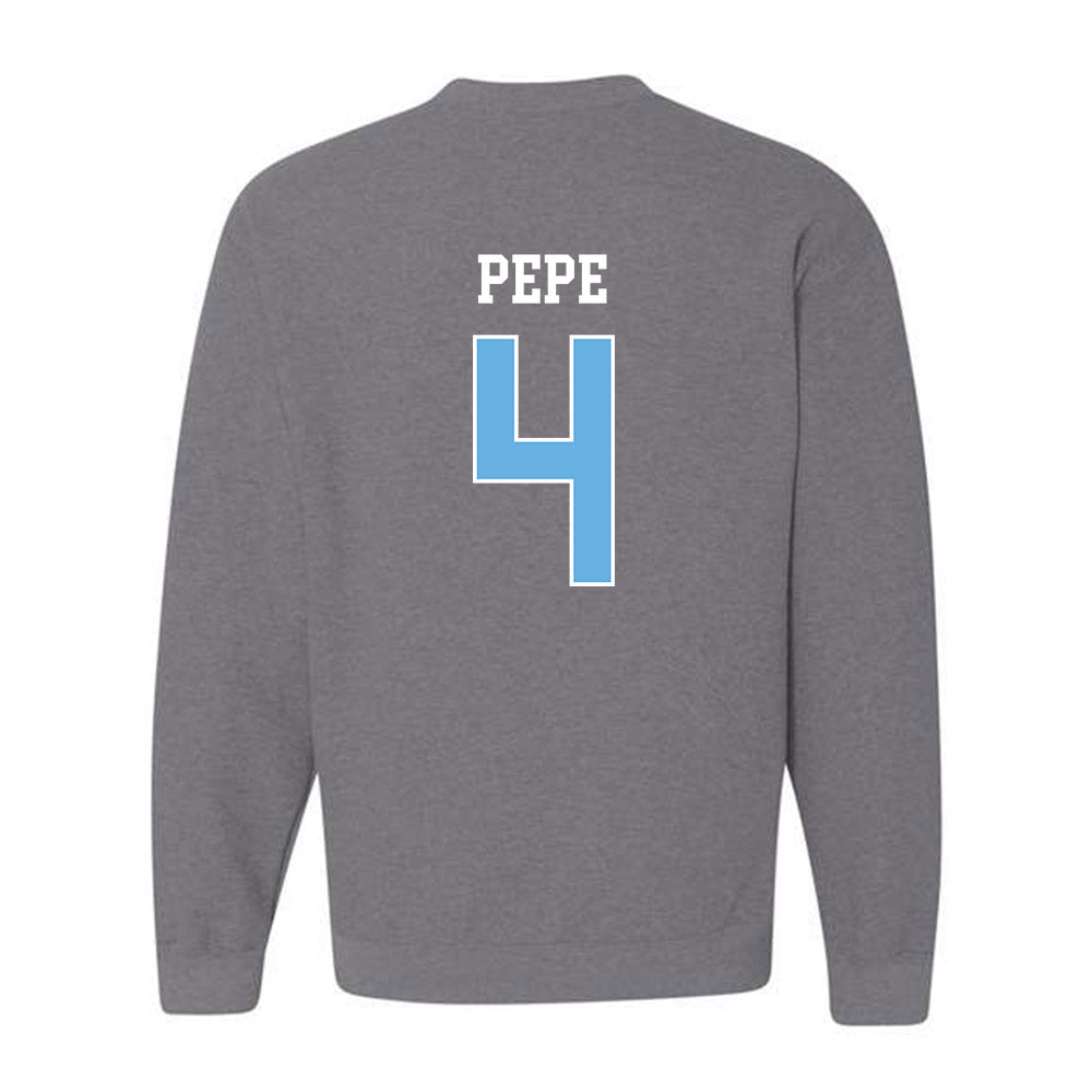 Maine - NCAA Baseball : Nic Pepe - Classic Fashion Shersey Crewneck Sweatshirt-1