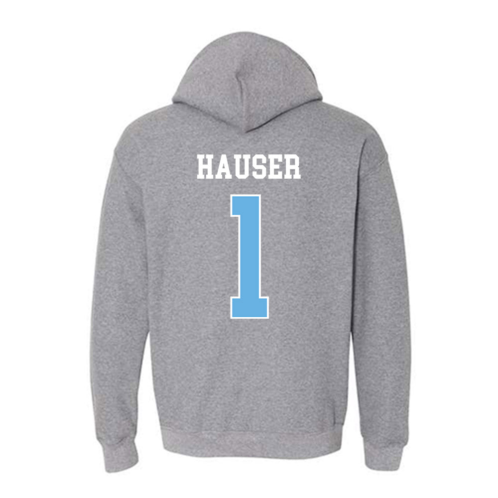 Maine - NCAA Baseball : Rex Hauser - Classic Fashion Shersey Hooded Sweatshirt-1