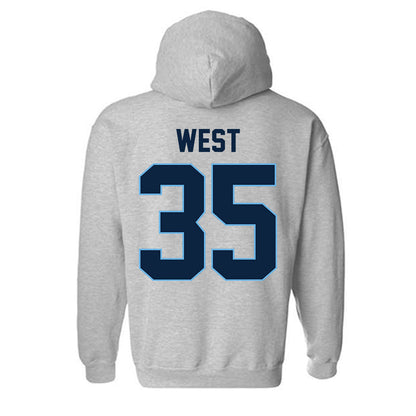 Maine - NCAA Football : Austin West - Classic Shersey Hooded Sweatshirt-1