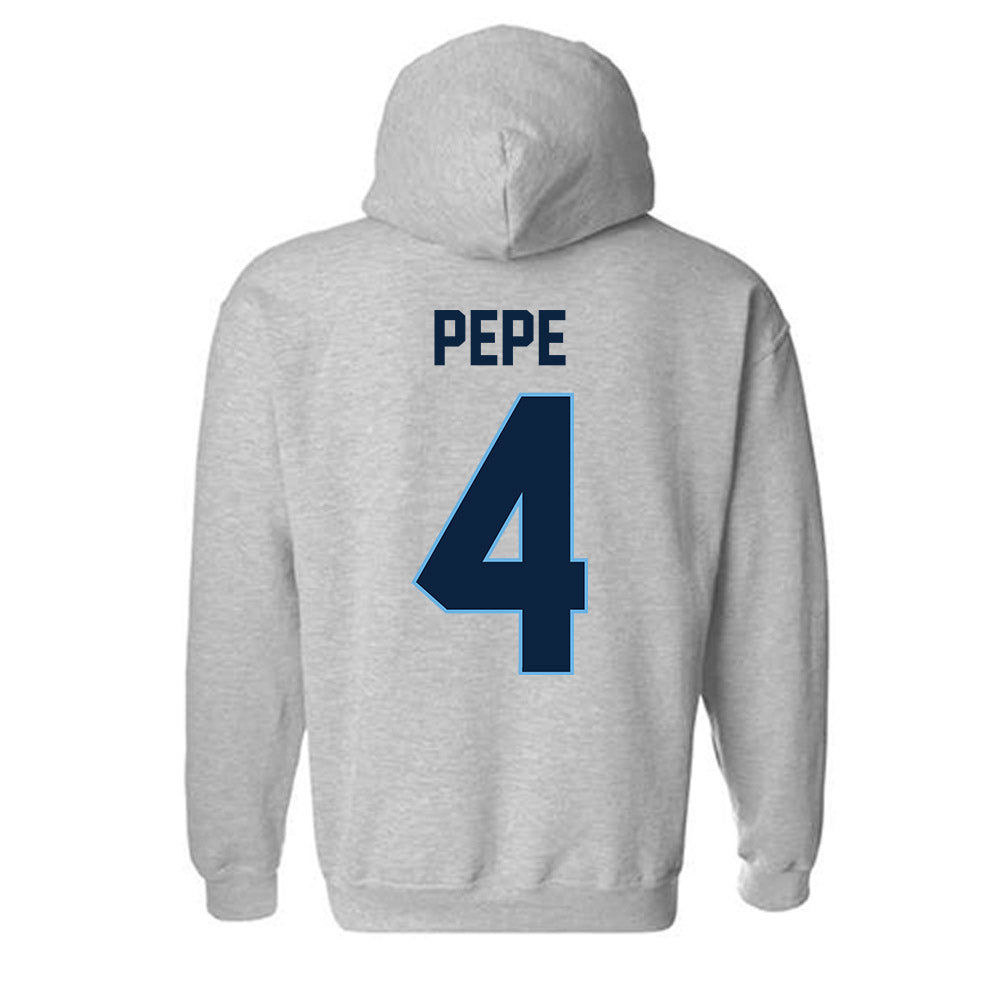 Maine - NCAA Baseball : Nic Pepe - Classic Shersey Hooded Sweatshirt-1