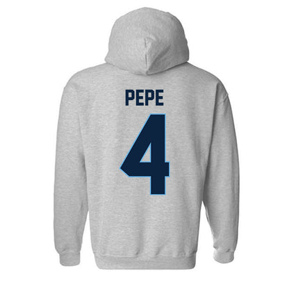 Maine - NCAA Baseball : Nic Pepe - Classic Shersey Hooded Sweatshirt-1