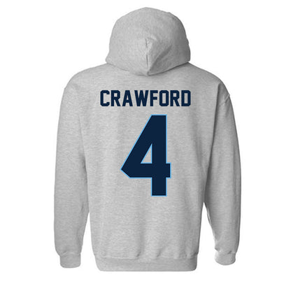 Maine - NCAA Men's Basketball : Caleb Crawford - Classic Shersey Hooded Sweatshirt-1