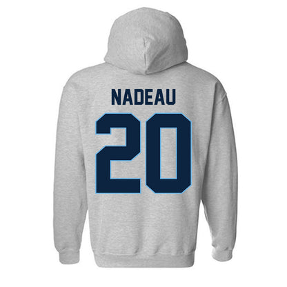 Maine - NCAA Men's Ice Hockey : Joshua Nadeau - Classic Shersey Hooded Sweatshirt-1