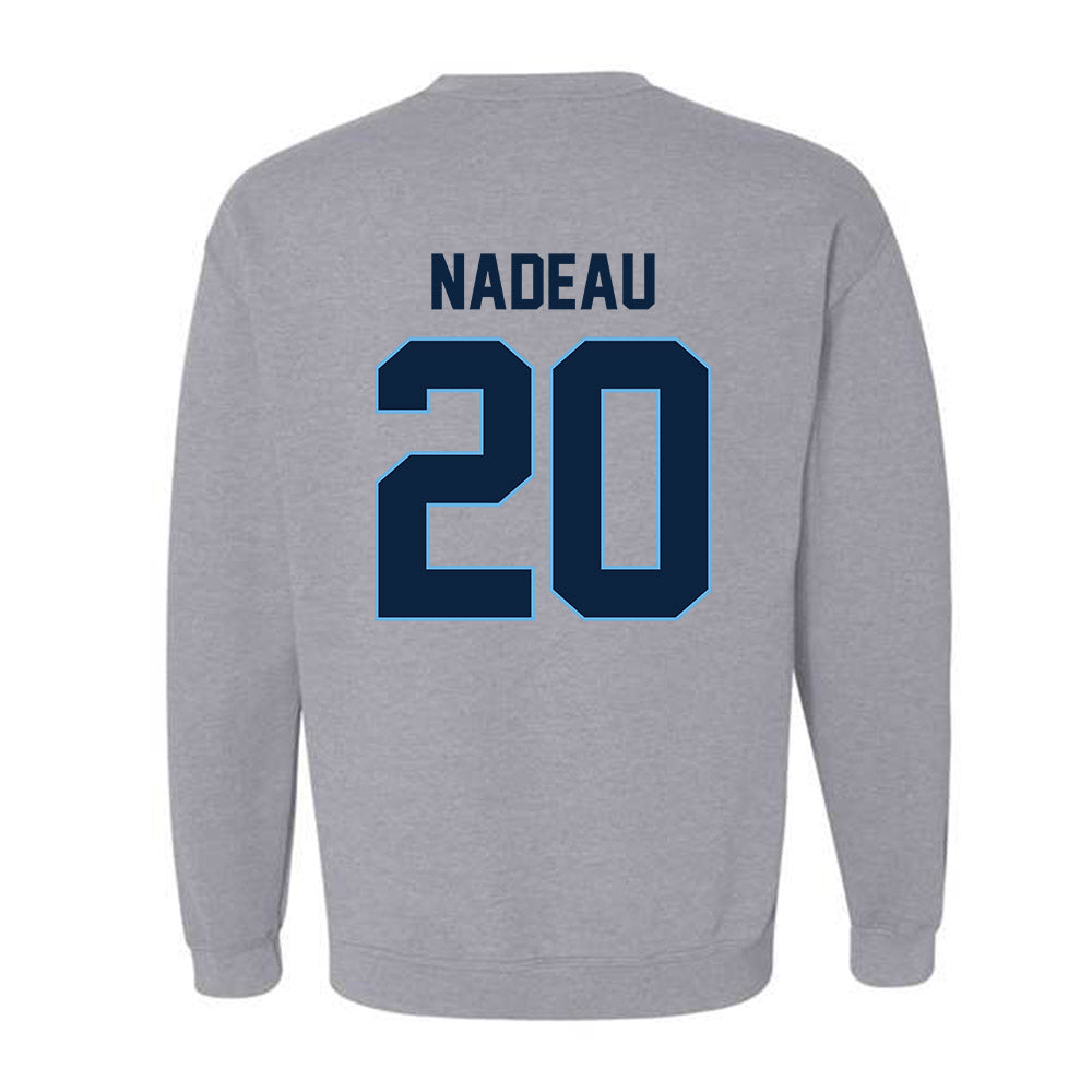 Maine - NCAA Men's Ice Hockey : Joshua Nadeau - Classic Shersey Crewneck Sweatshirt-1