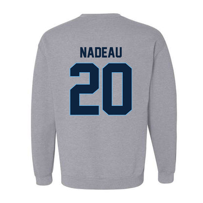 Maine - NCAA Men's Ice Hockey : Joshua Nadeau - Classic Shersey Crewneck Sweatshirt-1