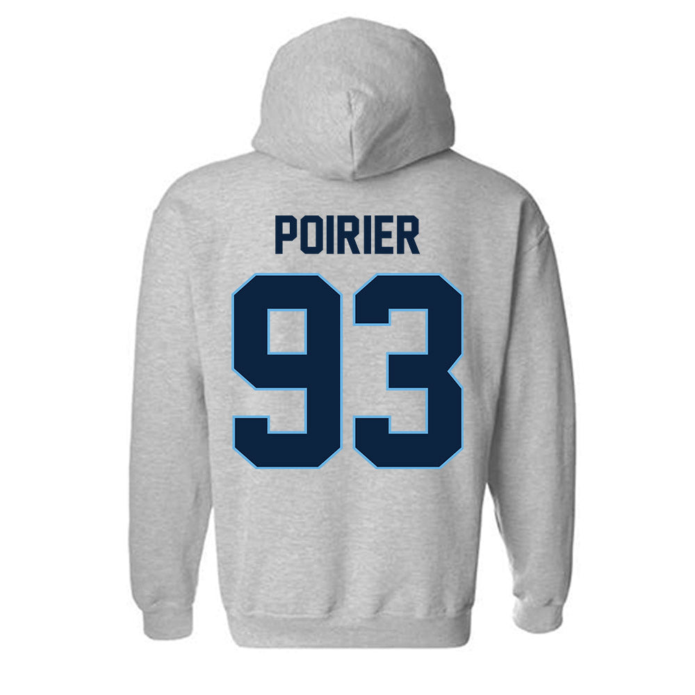 Maine - NCAA Men's Ice Hockey : Justin Poirier - Classic Shersey Hooded Sweatshirt-1