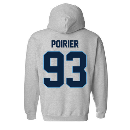 Maine - NCAA Men's Ice Hockey : Justin Poirier - Classic Shersey Hooded Sweatshirt-1