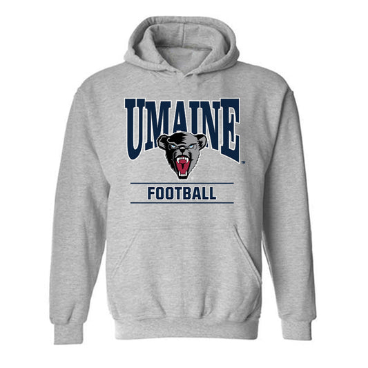 Maine - NCAA Football : Max Gregor - Classic Shersey Hooded Sweatshirt-0