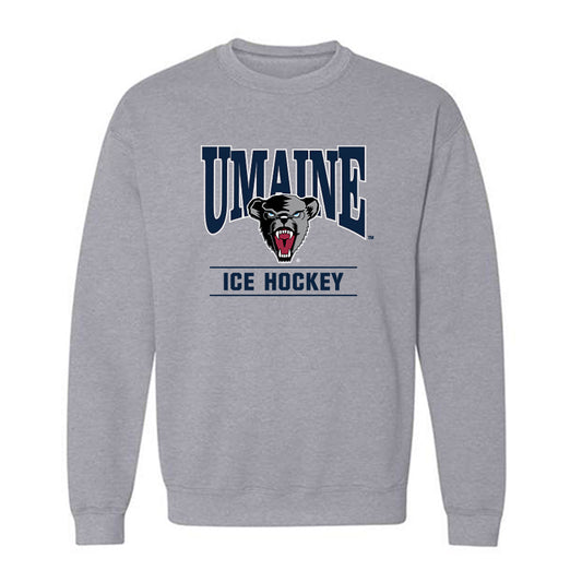 Maine - NCAA Men's Ice Hockey : Isa Parekh - Classic Shersey Crewneck Sweatshirt-0