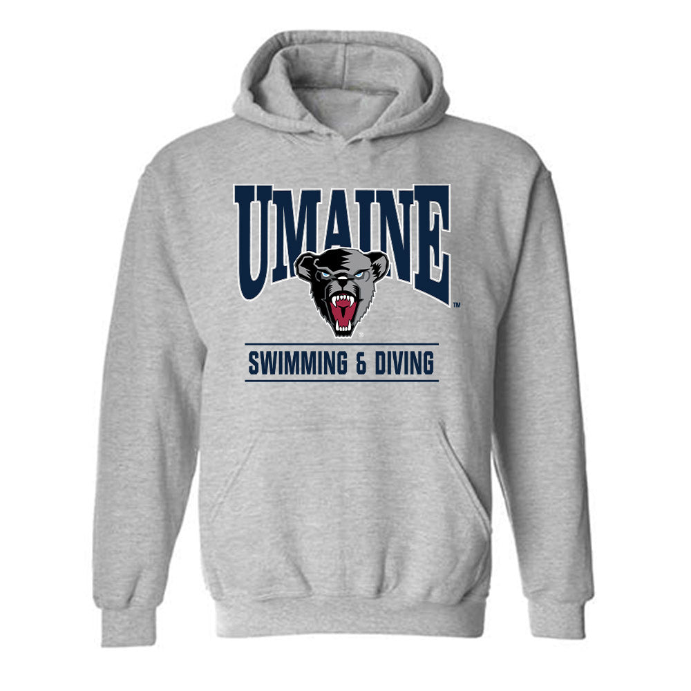 Maine - NCAA Men's Swimming & Diving : John Milner - Classic Shersey Hooded Sweatshirt-0