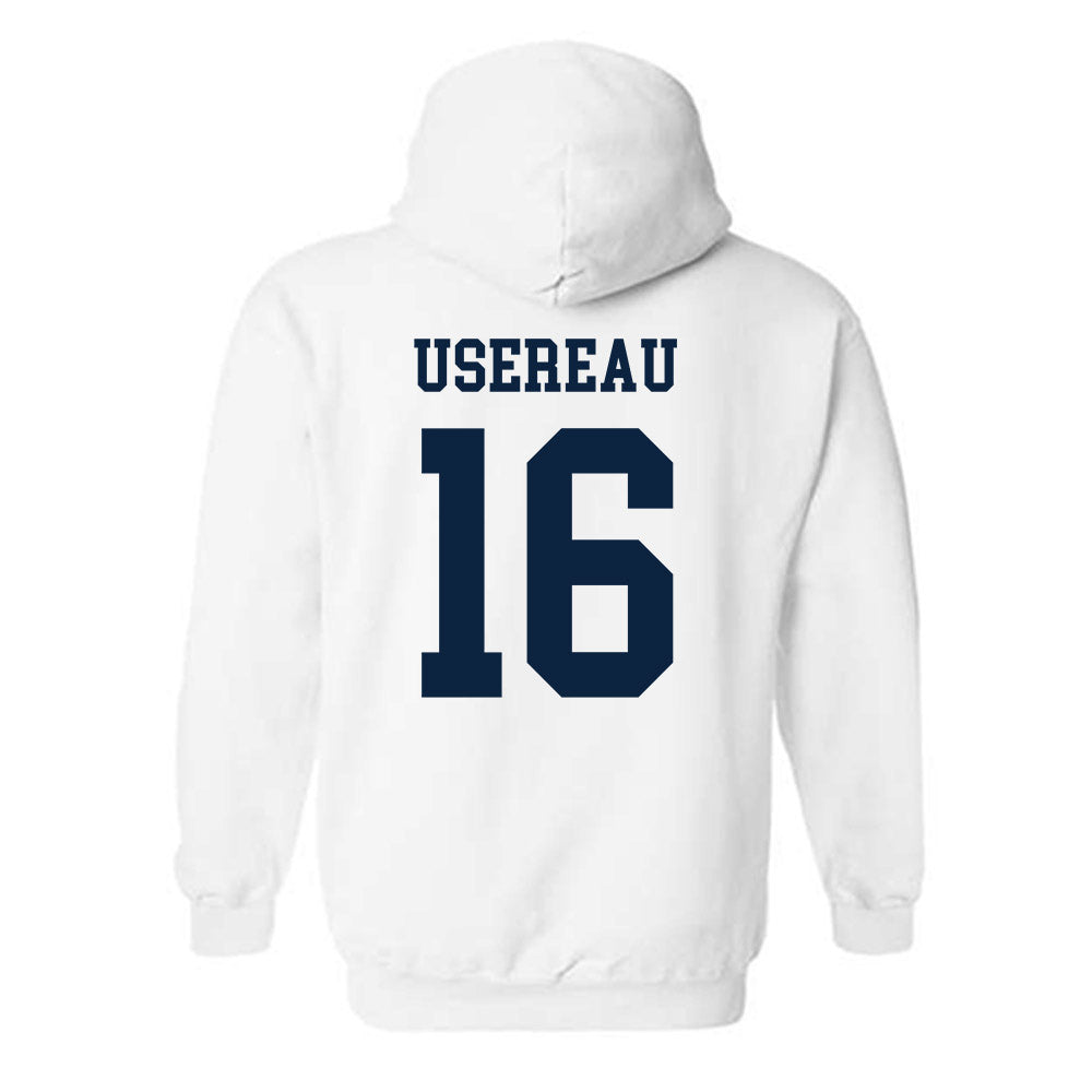 Maine - NCAA Men's Ice Hockey : Loic Usereau - Classic Fashion Shersey Hooded Sweatshirt-1