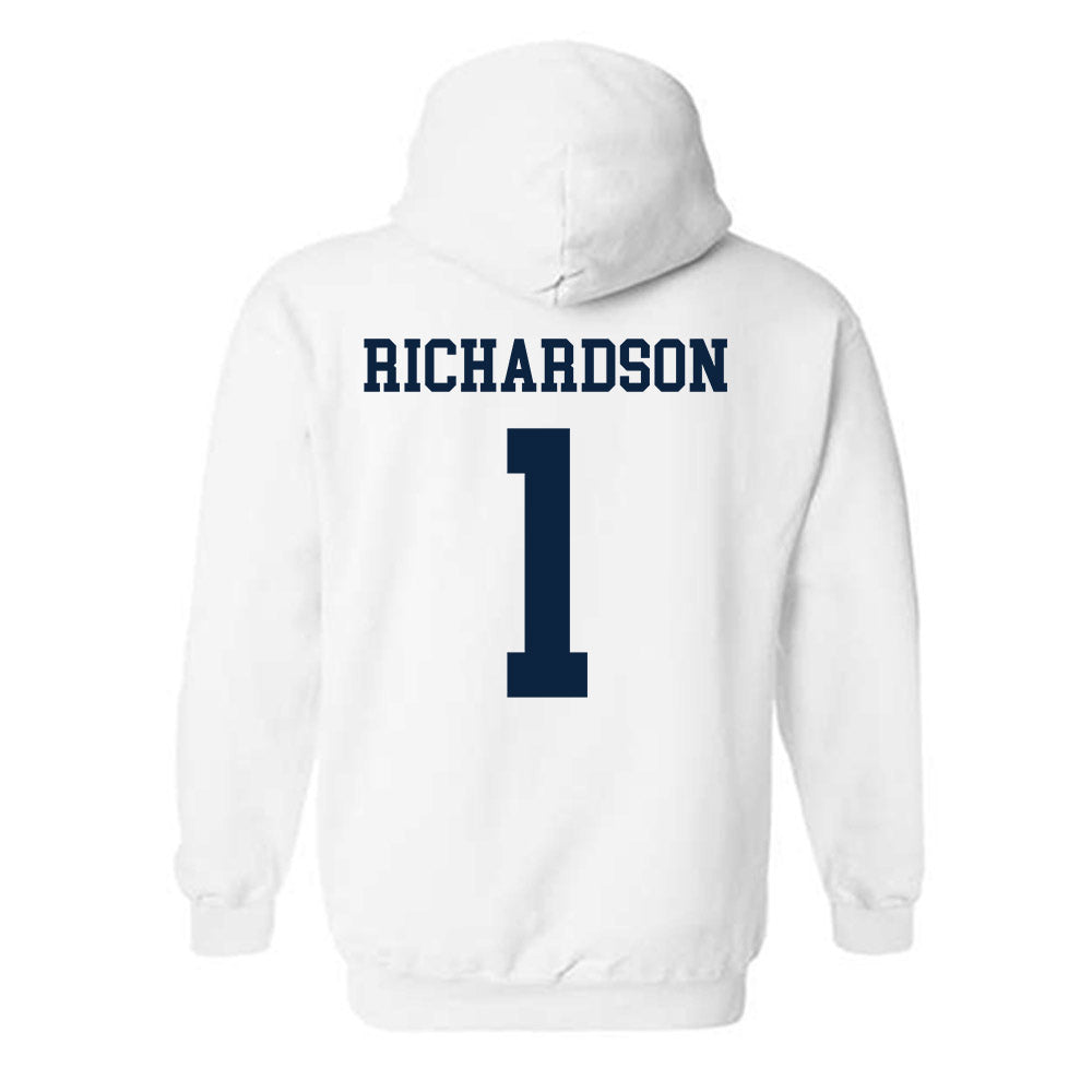 Maine - NCAA Football : Jonah Richardson - Classic Fashion Shersey Hooded Sweatshirt-1