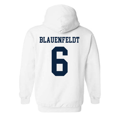 Maine - NCAA Women's Basketball : Asta Blauenfeldt - Classic Fashion Shersey Hooded Sweatshirt-1