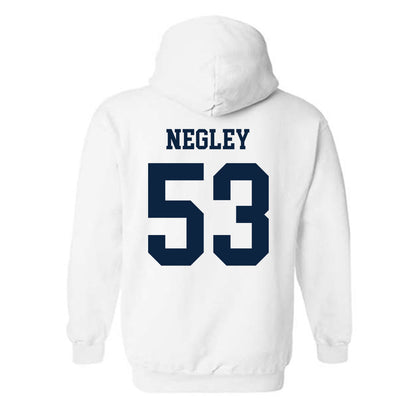 Maine - NCAA Football : Jace Negley - Classic Fashion Shersey Hooded Sweatshirt-1