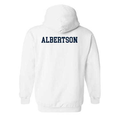 Maine - NCAA Men's Track & Field : Billy Albertson - Classic Fashion Shersey Hooded Sweatshirt-1