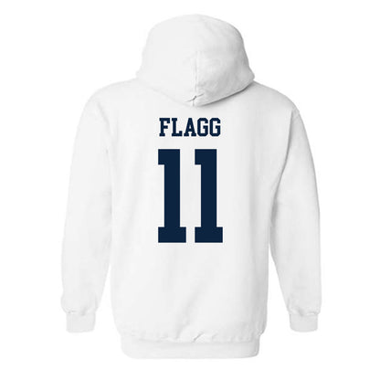 Maine - NCAA Men's Basketball : Ace Flagg - Classic Fashion Shersey Hooded Sweatshirt-1