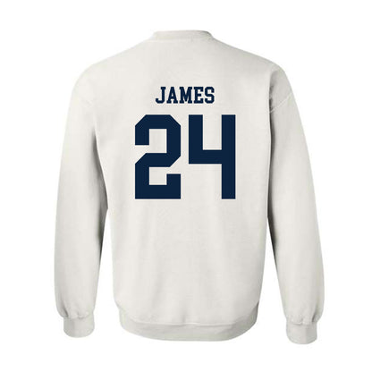 Maine - NCAA Men's Ice Hockey : Brock James - Classic Fashion Shersey Crewneck Sweatshirt-1