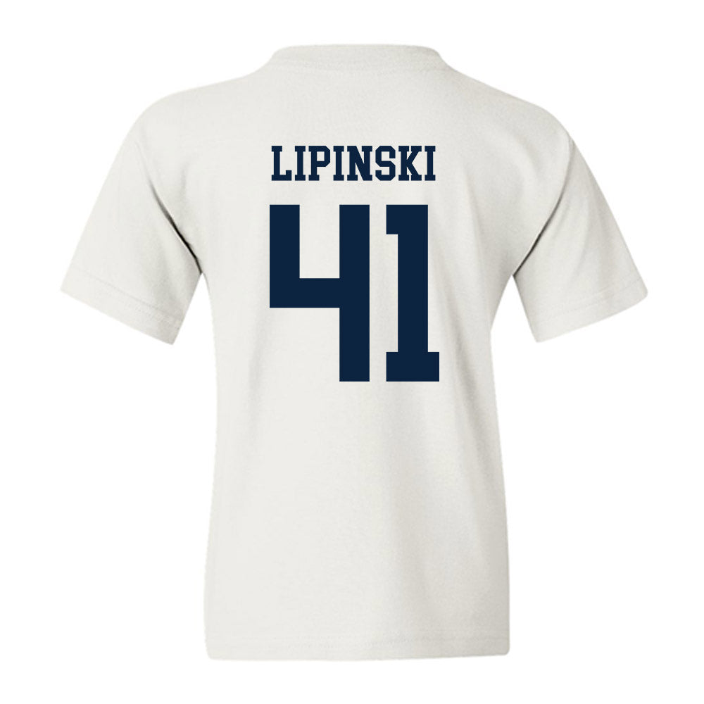 Maine - NCAA Men's Ice Hockey : JADEN LIPINSKI - Classic Fashion Shersey Youth T-Shirt-1