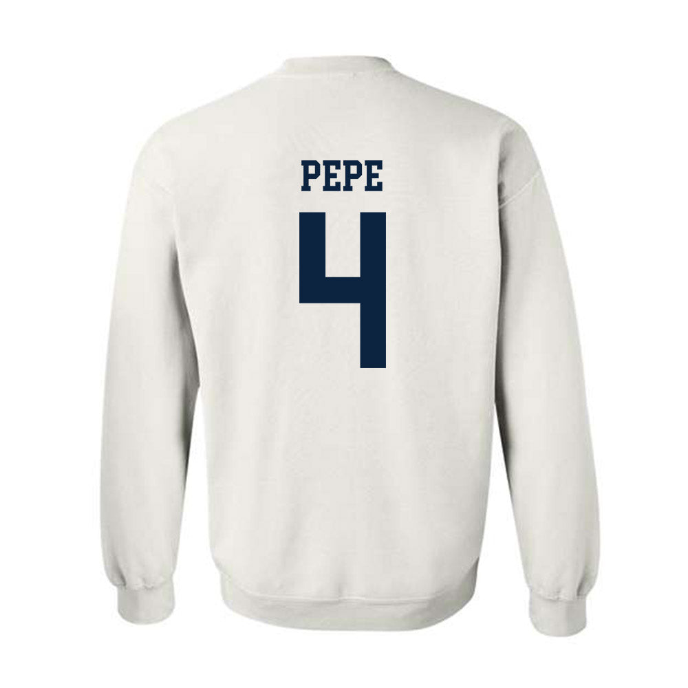 Maine - NCAA Baseball : Nic Pepe - Classic Fashion Shersey Crewneck Sweatshirt-1