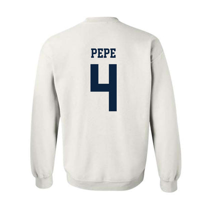 Maine - NCAA Baseball : Nic Pepe - Classic Fashion Shersey Crewneck Sweatshirt-1