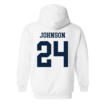 Maine - NCAA Women's Soccer : Grace Johnson - Classic Fashion Shersey Hooded Sweatshirt-1