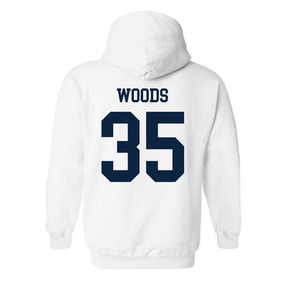 Maine - NCAA Women's Basketball : Lala Woods - Classic Fashion Shersey Hooded Sweatshirt-1