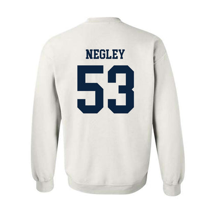 Maine - NCAA Football : Jace Negley - Classic Fashion Shersey Crewneck Sweatshirt-1