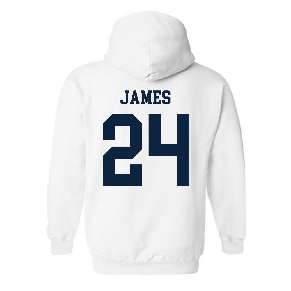 Maine - NCAA Men's Ice Hockey : Brock James - Classic Fashion Shersey Hooded Sweatshirt-1
