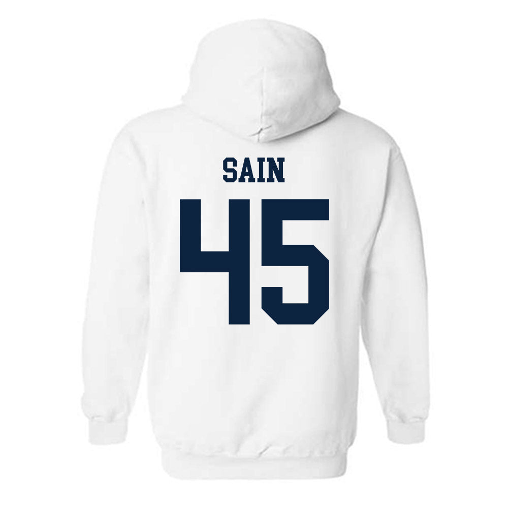 Maine - NCAA Women's Basketball : Kaliyah Sain - Classic Fashion Shersey Hooded Sweatshirt-1