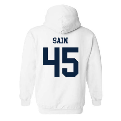 Maine - NCAA Women's Basketball : Kaliyah Sain - Classic Fashion Shersey Hooded Sweatshirt-1