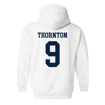 Maine - NCAA Women's Soccer : Abbey Thornton - Classic Fashion Shersey Hooded Sweatshirt-1