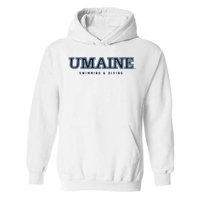 Maine - NCAA Men's Swimming & Diving : John Milner - Classic Fashion Shersey Hooded Sweatshirt-0