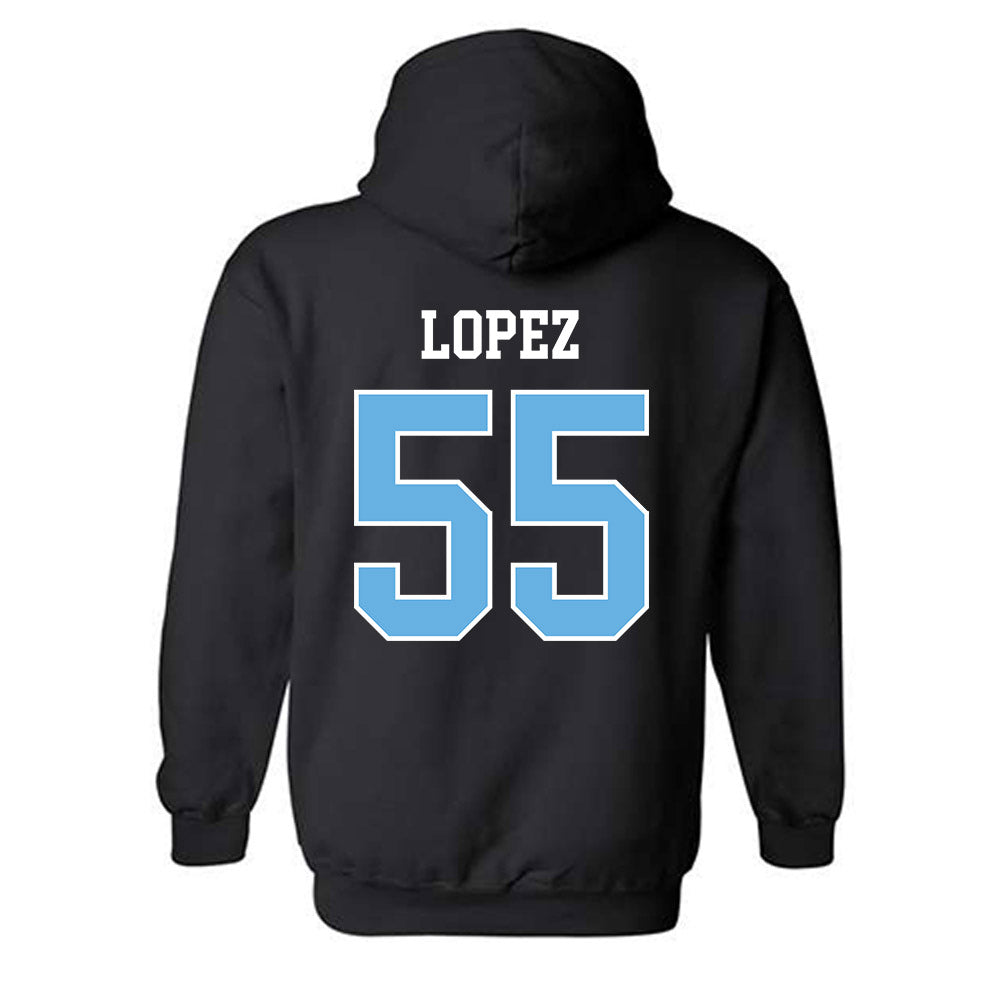 Maine - NCAA Football : Nathan Lopez - Classic Fashion Shersey Hooded Sweatshirt-1