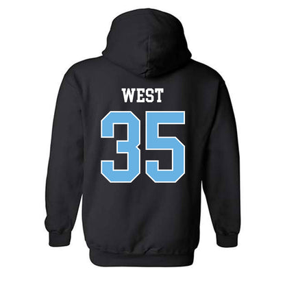 Maine - NCAA Football : Austin West - Classic Fashion Shersey Hooded Sweatshirt-1
