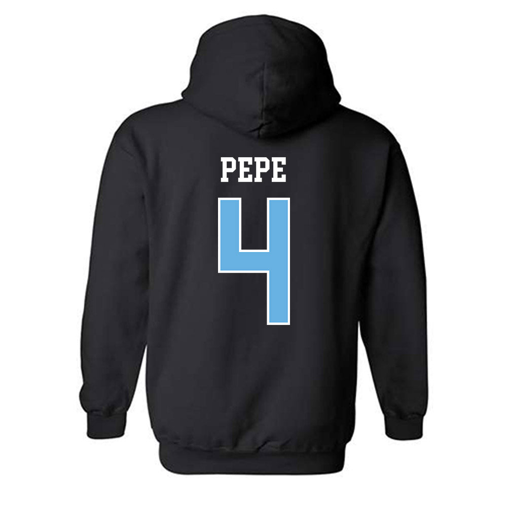 Maine - NCAA Baseball : Nic Pepe - Classic Fashion Shersey Hooded Sweatshirt-1