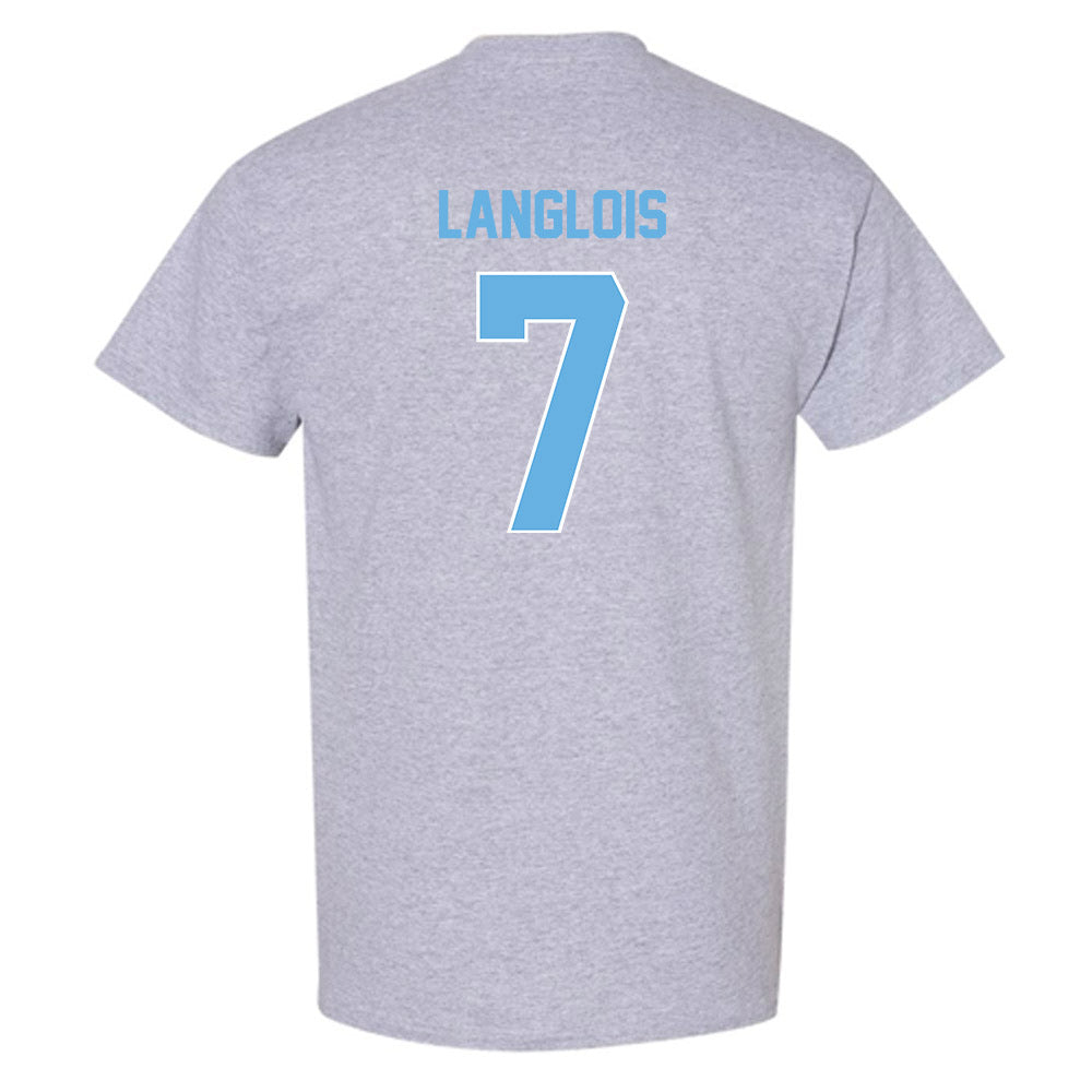 Maine - NCAA Men's Ice Hockey : Jeremy Langlois - Classic Shersey T-Shirt-1