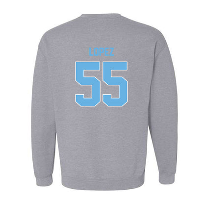 Maine - NCAA Football : Nathan Lopez - Classic Shersey Crewneck Sweatshirt-1