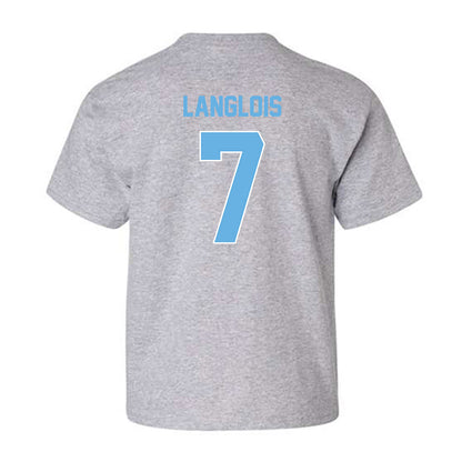 Maine - NCAA Men's Ice Hockey : Jeremy Langlois - Classic Shersey Youth T-Shirt-1