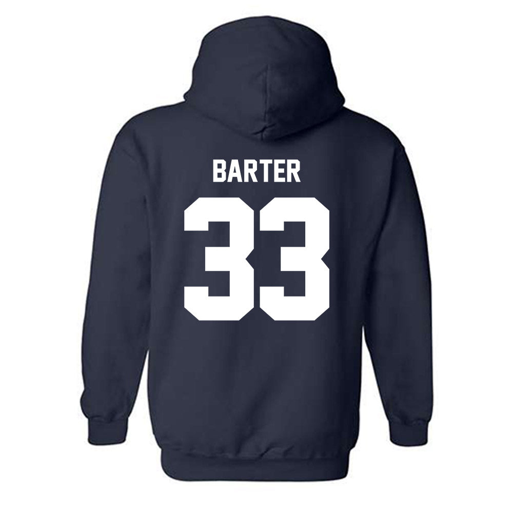 Maine - NCAA Baseball : Will Barter - Classic Shersey Hooded Sweatshirt-1