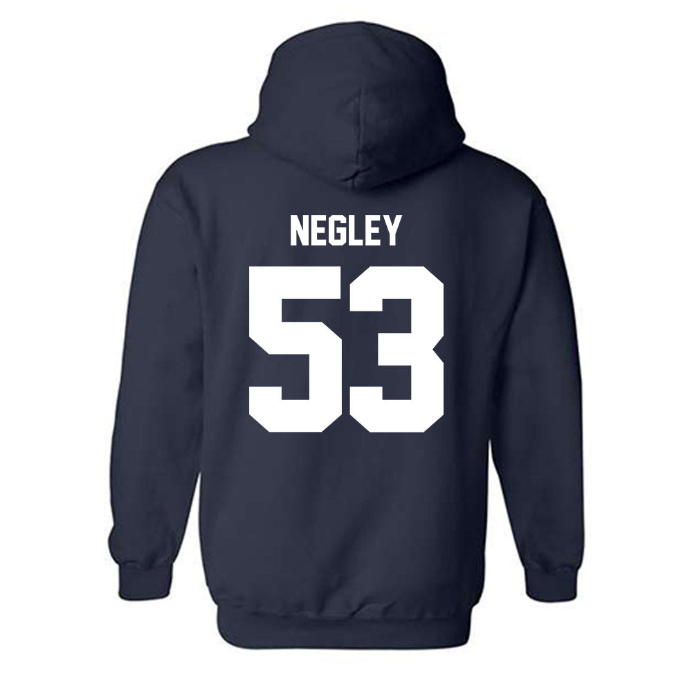 Maine - NCAA Football : Jace Negley - Classic Shersey Hooded Sweatshirt-1