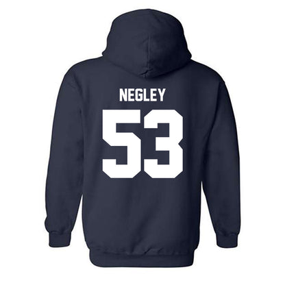 Maine - NCAA Football : Jace Negley - Classic Shersey Hooded Sweatshirt-1